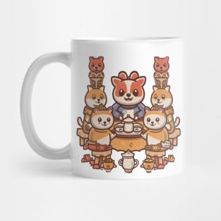 Terracotta Teapot Party, Chinese Cartoon Style Mug